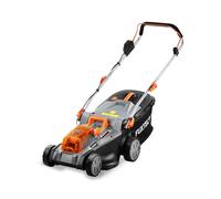 Tagliaerba a batteria 40V FUXTEC FX-E2RM43 - Set con 2 batterie da 2Ah e caricabatterie doppio da 2,4A