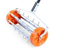 Fuxtec Arieggiatore scarificatore Manuale con 43cm di Larghezza, Rullo da Giardino RL400