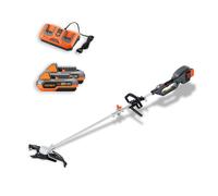 FUXTEC Decespugliatore a Batteria 2x20V FX E2MSSET Con 2xBatterie e Doppio