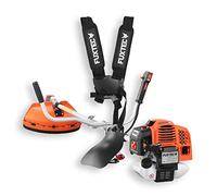 FUXTEC Decespugliatore a scoppio FX-MS162 - Motore 2 tempi 62cc - Testina a filo e lama in metallo - Impugnatura doppia ergonomica - Serbatoio 1L - Sistema antivibrazione - Tracolla inclusa