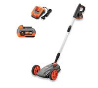 FUXTEC FX-E1RMEH20-SET Tagliaerba a Batteria 20V - Tosaerba Compatto a Una Mano Mulching con Batteria 4Ah e Caricabatterie, Larghezza 22cm, Altezza Regolabile, 300W