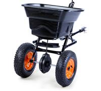 Spargitore spargisale spandiconcime centrifugo su ruote con gancio FUXTEC GS36S