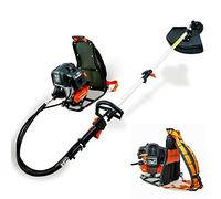 Fuxtec FX-MS152T Decespugliatore a Scoppio 52cc Multifunzione 2in1, con Zaino, Motore 2 Tempi 3CV, tagliabordi e tagliaerba a Spalla