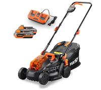 Set tosaerba a batteria 40V 2x20V FUXTEC FX-E1RM20 - 2xBatterie e dopppio caricatore