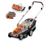 FUXTEC Tagliaerba a batteria FX-E2RM43 • Set 40V 2x20V • Larghezza 43cm | Altezza taglio variabile • Kit caricabatterie incluso • Sistema senza filo efficiente • Tosaerba elettrico performante