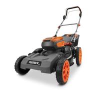 FUXTEC • Tagliaerba a batteria trazionato 40V E2RM46PROSET • Motore brushless 1200W • Larghezza taglio 46cm • Trazione regolabile • Taglio 10 livelli 25-100mm • Kit 2 batterie 5Ah
