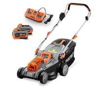 FUXTEC Tagliaerba elettrico a batteria 40V (2x20V) E2RM43 Set batterie e caricab