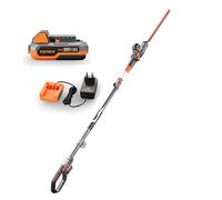 FUXTEC Tagliasiepi telescopico FX-E1HH20-SET • 20V • Asta prolunga • Set | Batteria 2Ah con caricatore inclusi • Impugnatura ergonomica • Testa orientabile • Grande altezza lavoro • Lame laser