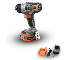 FUXTEC trapano a percussione a batteria 20V FX-E1IS20 SET con 1 x batteria 2Ah, 1 x caricabatterie 1A