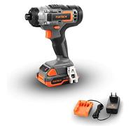 Fuxtec Trapano Avvitatore a impulsi a Batteria 20V Set FX-E1IS20 - con Batteria 2Ah e Caricatore 1A- Coppia di Serraggio 70Nm - Frequenza di Impatto 2400 BPM