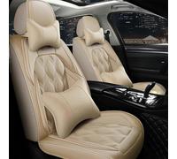 FUXZSV I coprisedili per auto sono adatti per BMW E46 Coupe 1999-2006 318Ci 320Ci 320Cd 323Ci 325Ci 328Ci 330Ci 330Cdpelle/traspirante,Beige