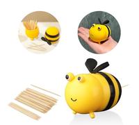 FUYAHA Dispenser per stuzzicadenti a forma di ape, porta stuzzicadenti a forma di ape, divertente e carino, piccolo regalo per l'inaugurazione della casa, sala da pranzo (con stuzzicadenti)