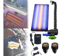 FUYAO Lampada per la Riparazione delle ammaccature dell'auto, Strumento Portatile per la Riparazione delle ammaccature dell'auto, Lampada PDR per Il Test dei Graffi della carrozzeria