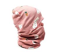 FUYAO Set di berretto e sciarpa in cotone per neonati e bambini, caldo per primavera, autunno e inverno, ideale per ragazzi e ragazze, 3-6 anni