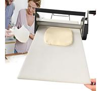 FUYAO Sfogliatrice pieghevole per impasto, macchina manuale per pasta in acciaio inox, per cuocere croissant, pasticceria e pasta