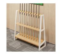 FUYAO Supporto da pavimento per stecca da biliardo, supporto per bastone da biliardo a 9 fori, per famiglie e luoghi sportivi, accessori durevoli per la sala da biliardo