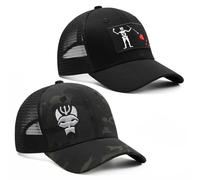 FUYIHCFB Set di 2 Cappellini da Baseball Coordinati per Tutta la Famiglia, Cappellino da Baseball Mimetico Seal Team, Cappellini Tattici, Cappellino da Caccia/Corsa/Pesca (L,4)