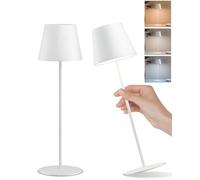 FUYO Set di 2 lampade da tavolo a LED senza fili, ricarica USB-C, per esterni, con touch, dimmerabili, 2700 K-6000 K/3 colori, per soggiorno, camera da letto, balcone, giardino, terrazza, colore