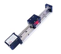 FUYU FSK30 Mini guida lineare piccola guida scorrevole CNC vite piombo movimento tavolo motorizzato Nema 14 motore passo-passo [100mm dimensione di lavoro]