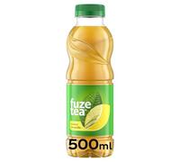 FuzeTea Limone e Lemongrass - 12 Bottiglie da 400 ml, Tè Freddo al Limone con una Nota di Citronella, in Bottiglia PET 100% Riciclabile, Bevanda Analcolica