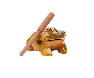 Fuzeau 9222 - Guiro a forma di rana, 10 cm