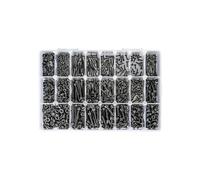 FUZHGYEAL 1260 PCS M2 M3 M4 Hex Socket Bolts And Nuts Kit, 4mm to 30mm 21 Sizes, Grade 12.9 Alloy Steel Metric Fasteners Assortment