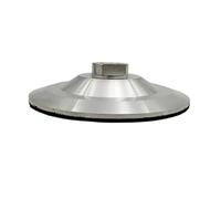 FUZHGYEAL Platorello di Supporto da 5 Pollici O Platorello di Supporto con Corpo in Alluminio con Filettatura da 5/8 Pollici-11 for Cuscinetti Diamantati, Confezione da 2