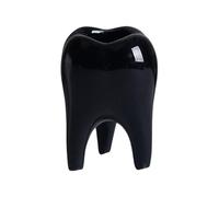 FUZYXIH Vaso da fiori in ceramica a forma di dente, contenitore per interni, balcone, ufficio, decorazione da giardino, vaso in miniatura per cultura acquatica