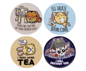 Fuzzballs Coaster 4-Pack