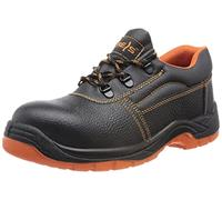 FUZZIO Scarpa Antinfortunistica da Lavoro da Uomo, Lacci, Arancione (Orange), 42 EU