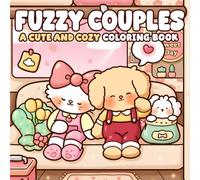 Fuzzy Couples: Kawaii Partner Coloring Pages Highlighting Cute Animal Characters and Charming Dates for Everyone to Destress and Smile