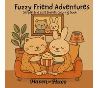 Fuzzy Friend Adventures: Simple and Cute Animal Coloring Book