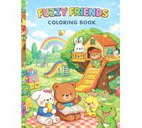 Fuzzy Friends Coloring Book: Cute Soft-Style Coloring Pages for Toddlers, Kids, and Adults