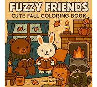 Fuzzy Friends: Cute Fall Coloring Book