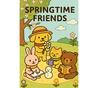 Fuzzy friends 'spring time friends' journal: Spring , gratitude ,note book,animal notebook , kawaii note book,cozy ,kids