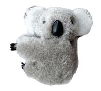 Fuzzy Koala Hair Clips - Plush Decorative Barrettes, Portable Claw Accessory, Soft Fashion Grip, Stylish Cute Headwear | Ideal Girls Women Kids Birthday Party School Casual Hair Styling