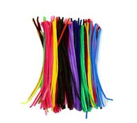 Fuzzy Sticks colorati Bend Sticks Soft Pipe Cleaner steli per decorazioni artigianali progetti scolastici creativi steli ciniglia colorati pulitori tubo morbido bastone fuzzy stick