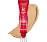 FV Fondotinta Coprente Liquido - Impermeabile, Opaco, Duraturo, Adatto Per Pelle Grassa, 30ml, Minimizza Le Rughe, Finish Senza Difetti (Beige)