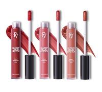 FV Rossetto Liquido con Effetto Gloss e Formula Idratante, Altamente Pigmentato & Lunga Durata, Senza Crudeltà, Royal+Coy+Punchy