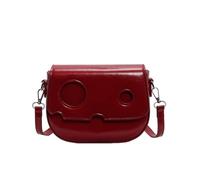 FVCTGHZ Borsa a tracolla con patta e cerniera, divertente e originale, for snack e cibo