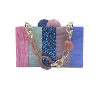 FVCTGHZ Borsa da Sera for Donna, Pochette di Marca, Borsa da Designer, Borsa da Sposa, Festa, Ballo, Tracolla(Light Blue 1PC)
