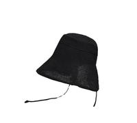 FVCTGHZ Cappello da pescatore alla moda da donna con coulisse, traspirante, estivo, for viaggi ed escursioni(Black)