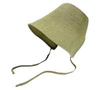 FVCTGHZ Cappello da pescatore alla moda da donna con coulisse, traspirante, estivo, for viaggi ed escursioni(Green)