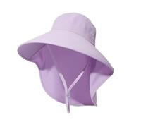 FVCTGHZ Cappello da sole da donna con velo, protezione UV UPF 50+, for ciclismo estivo, spiaggia, alpinismo all'aperto(Purple)