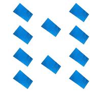 FVDPWYE 10 tappetini per la riduzione del rumore dell'auto, per isolamento acustico, protezione dal rumore, assorbimento delle vibrazioni, auto-butilico, per interni del veicolo, uso domestico, blu