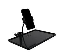 FVDPWYE Microfono Supporto Vassoio Portatripode Portacarte con Staffa Clamp Regolabile in per Scheda Audio Adatto a Lezioni Riunioni Recital Ufficio Studi, con Supporto per Telefono