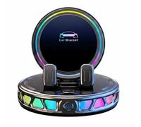 FVDPWYE Supporto Telefono 15W Supporto Cruscotto Staffa Ventosa Presa Automatica Materiale Silicone Antiurto Adatto a Percorsi Lunghi Navigazione Turismo, Nero Ossidiana