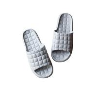 FVDZRFIE Ciabatte gomma donna Pantofole da donna for interni Scarpe basse pavimento Infradito estive antiscivolo Bagno for la casa Donna Confortevole(Gray,40-41)