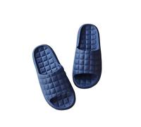 FVDZRFIE Ciabatte gomma donna Pantofole da donna for interni Scarpe basse pavimento Infradito estive antiscivolo Bagno for la casa Donna Confortevole(Deep Blue,40-41)
