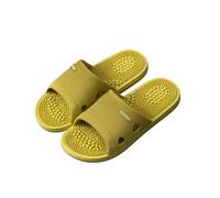 FVDZRFIE Ciabatte gomma donna Pantofole da donna in PVC con suola morbida, cuscini, infradito spiaggia estiva, antiscivolo, for il bagno di casa(Green,36-37)